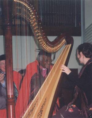 Amanda with Desmond Tutu